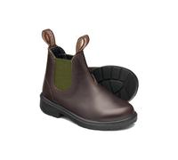 Blundstone Bottes pour enfants Boot #2394 Brown Leather with Olive Elastic (Kids) 34 (UK: 2, EU: 34)