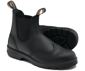 Blundstone Chelsea Boots #2443 Brogued Black Leather (Classics Series) 43 (UK: 9, EU: 43)