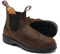 Blundstone Chelsea Boots #2444 Brogued Antique Brown Leather (Classics Series) EUR 44,5