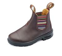 BLUNDSTONE Classic 1413, Bottes Chelsea mixte enfant - Marron (Brown Stripes Brown Stripes), 33 EU (1 UK)