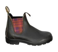 Blundstone Coloured Élastique Sided Botte Beatles 2100 Burgundy Tartan Brun