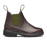 Blundstone - Kid's #2394 Brown Leather With Olive Elastic - Chaussures de loisirs - EU 34,5 - brown