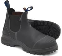 Blundstone Male Boots Boots #910 Black Platinum Leather (Safety Series) 38 (UK: 5, EU: 38)