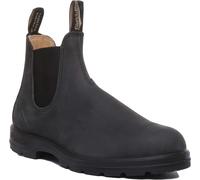 Blundstone Premium Cuir Chelsea Bottes Unisexe en Noir 3- 13