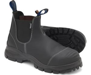 Blundstone Work & Safety - Bottine Chelsea mixte adulte - Noir (Platine noir) - 41.5 EU (Taille fabricant: 7.5 UK)