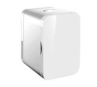 BLUNOA 8L Mini Réfrigérateur pour Les Chambres À Coucher Réfrigérateur De Soins De La Peau De Maquillage Portable Chauffe-Aliments Et Refroidisseur De Boissons pour Voiture/Camping/Voyage AC + DC