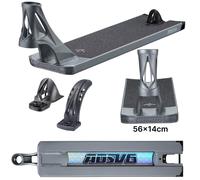 Blunt Aos V6 Equipe Stunt Scooter Tret Astuce Deck (Planche) Gris 55,9 x 14cm