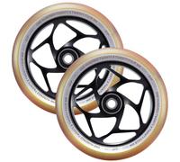 Blunt / Envyscooters - Pack (x2) 120mm Gap Core - Noir/Or - Roues Trottinettes Freestyle