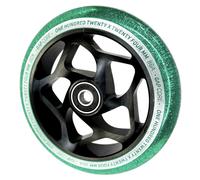 Blunt Wheel Roller Stunt Gap Core 120 mm Noir Vert Jade Glitter 1 Roue