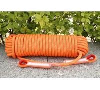 Bluoa Corde D’Escalade Corde D’Escalade Statique Extérieure Corde De Sécurité De 18 Mm De Haute Résistance Corde De Sécurité Hikig Tree Climbig Corde D, Orange, 18mm x 130m