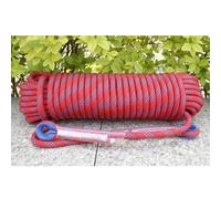 Bluoa Corde D’Escalade Corde D’Escalade Statique Extérieure Corde De Sécurité De 18 Mm De Haute Résistance Corde De Sécurité Hikig Tree Climbig Corde D, Red, 18mm x 180m