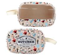BLUPARK Trousse de maquillage médico-légale TV Drama Bay Harbor Butcher Trousse de toilette Killer Trousse de maquillage Cadeau pour les fans, Bay Harbor, Rétro
