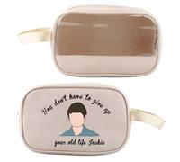 BLUPARK Trousse de maquillage transparente Comedy You Don't Have To Give Up Your Old Life Cosmetic Bag Lover Gift for Her, Old Life, Rétro