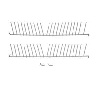 Bluparts Compatible 00443403 Inserts de panier inférieur 2x16 picots