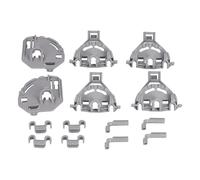 BLUPARTS Lot De 1 Jeu De Palier 00418675 Pour Siemens Lave-Vaisselle Gris