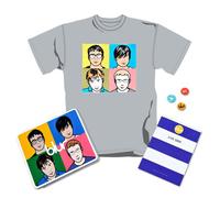Blur - Tee Shirt Gris Blur Best of Live Taille XL