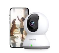 blurams Caméra Surveillance WiFi 2K, Caméra de Surveillance 360°, Caméra Bébé avec Vision Nocturne, Détection Humaine IA, Audio Bidirectionnel, Compatible Alexa (A31)