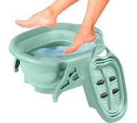 BLURISM Bassin de bain avec rouleau de massage | Grande taille pour tremper les pieds | Baignoire de pédicure et de massage pour le traitement manuel du spa des pieds à la maison || Multicolore ||