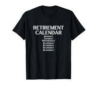 Blursday Retirement Calendar Humour Retired Life Tops & Tees T-Shirt