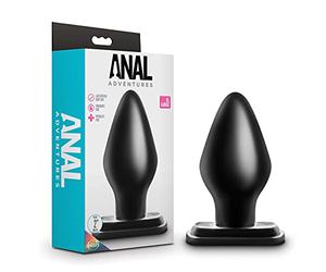Blush Anal Adventures Xl Plug Black Black Taille Unique