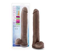 Blush Au Natural Daddy 14Inch Sensa Feel Dildo Brown Taille Unique
