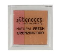Blush - Benecos - Duo teint soleil - Ibiza nights - Rose - Poudre légère - Bio