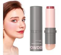 Blush Crayon blush à double extrémité - Fard à joues naturel | Pour femmes, filles, femmes et étudiants universitaires pour voyage, bureau, week-end, excursion, vacances, rendez-vous, nuit shopping