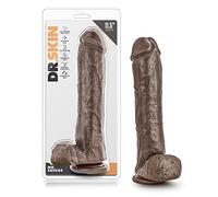 Blush Dr. Skin Mr. Savage 11.5Inch Dildo Brown Taille Unique