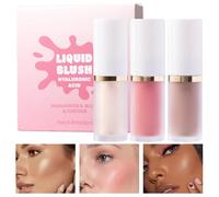 Blush en Liquide de Beauté,Formule Léger et Anti-Trace - Stick de Blush Liquide pour les Joues,Pour Voyage Maison Extérieur École Femme Amie Sœur Fille