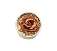 Blush et illuminateur 3D Rose, Poudre Blush 3D Rose Soyeuse aux Pétales pour les Joues, Rouge à Lèvres Éclat Naturel (03#)