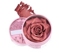 Blush Fleur Nu Naturel Contour Highlighter Eyeshadow | Fard À Joues Rose Pétale 3D Pour Sortie Mariage Scène Photographie Été Hiver Journée Nuit