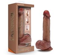 Blush Gode prépuce Renaissance Raphaelliding avec boules compressibles Tan Flesh 24,1 cm