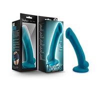 Blush Gode Ventouse en Silicone Temptasia Reina Bleu/Vert 17 cm