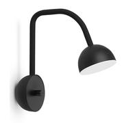 Northern Blush Applique LED noir mat Ce luminaire comporte des modules à LED prémontés de classes énergétiques A A++, A+, A