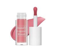 Blush liquide de beauté,Longue durée Blush liquide Pour une couleur très pigmentée,Retouches de maquillage imperméables Ombre à paupières mate,Fard à joues en bâton #4 Coral Maiden