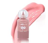 Blush Liquide Hydratant Modulable, Teinte À Presser Motif Cerise (#1) | Texture Soyeuse Hydratante, Fini Fin Facile À Estomper, Longue Tenue Sans Agglomérats, Maquillage À L’Éclat Naturel