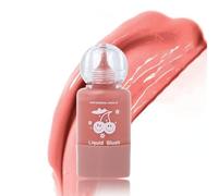 Blush Liquide Hydratant Modulable, Teinte À Presser Motif Cerise (#3) | Texture Soyeuse Hydratante, Fini Fin Facile À Estomper, Longue Tenue Sans Agglomérats, Maquillage À L’Éclat Naturel