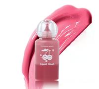 Blush Liquide Hydratant Modulable, Teinte À Presser Motif Cerise (#4) | Texture Soyeuse Hydratante, Fini Fin Facile À Estomper, Longue Tenue Sans Agglomérats, Maquillage À L’Éclat Naturel