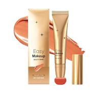 Blush Liquide Peaux Sensibles - Stick Contouring 3D Doux, Blush Crème Longue Tenue pour le Visage (Brun/Rose/Pêche/Orangé)