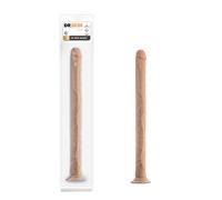 Blush Novelties Dr. Skin - Gode géant extra long de 19 pouces avec base à ventouse puissante - Ce n'est pas un gode