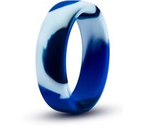Blush Performance Silicone Camo Blue Anneau pénien 1 pcs