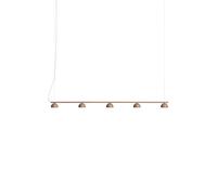 Northern Suspension Blush Rail 5 LED L 150 cm Beige chaud