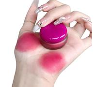 Blush Rouge À Lèvres, Pot de Pudding Flou pour les Lèvres et les Joues, Coréen Blush avec Bâton Applicateur, Pots de Fard À Joues/Baume À Lèvres Floutants Multi-usages(#03 with applicator stick)