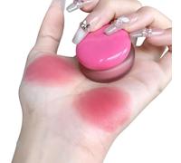 Blush Rouge À Lèvres, Pot de Pudding Flou pour les Lèvres et les Joues, Coréen Blush avec Bâton Applicateur, Pots de Fard À Joues/Baume À Lèvres Floutants Multi-usages(#05 with applicator stick)