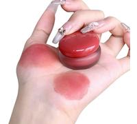 Blush Rouge À Lèvres, Pot de Pudding Flou pour les Lèvres et les Joues, Coréen Blush avec Bâton Applicateur, Pots de Fard À Joues/Baume À Lèvres Floutants Multi-usages(#01 with applicator stick)