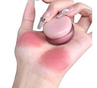 Blush Rouge À Lèvres, Pot de Pudding Flou pour les Lèvres et les Joues, Coréen Blush avec Bâton Applicateur, Pots de Fard À Joues / Baume À Lèvres Floutants Multi-usages(#02 with applicator stick)