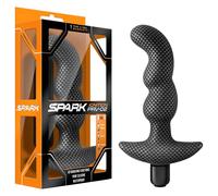 Blush Spark - Plug anal vibrant étanche - silicone noir