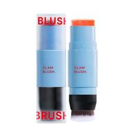 Blush Stick crémeux pour femme - Stick multifonction léger pour lèvres et joues - Maquillage hydratant et durable pour le quotidien et le bureau