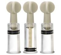 Blush Temptasia – Ventouses à vis pour clitoris et tétons – Lot de 3 Transparent Taille Unique