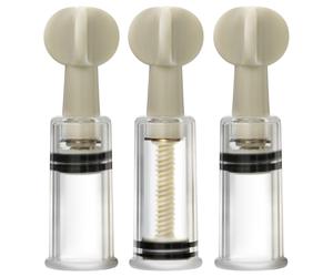 Blush Temptasia - set de stimulateurs suceurs pour clitoris et tétons (transparent)